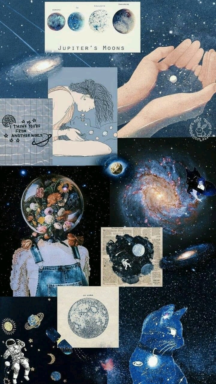 Wallpaper, Aesthetic, And Tumblr Image - Aesthetic Wallpaper Collage - HD Wallpaper 