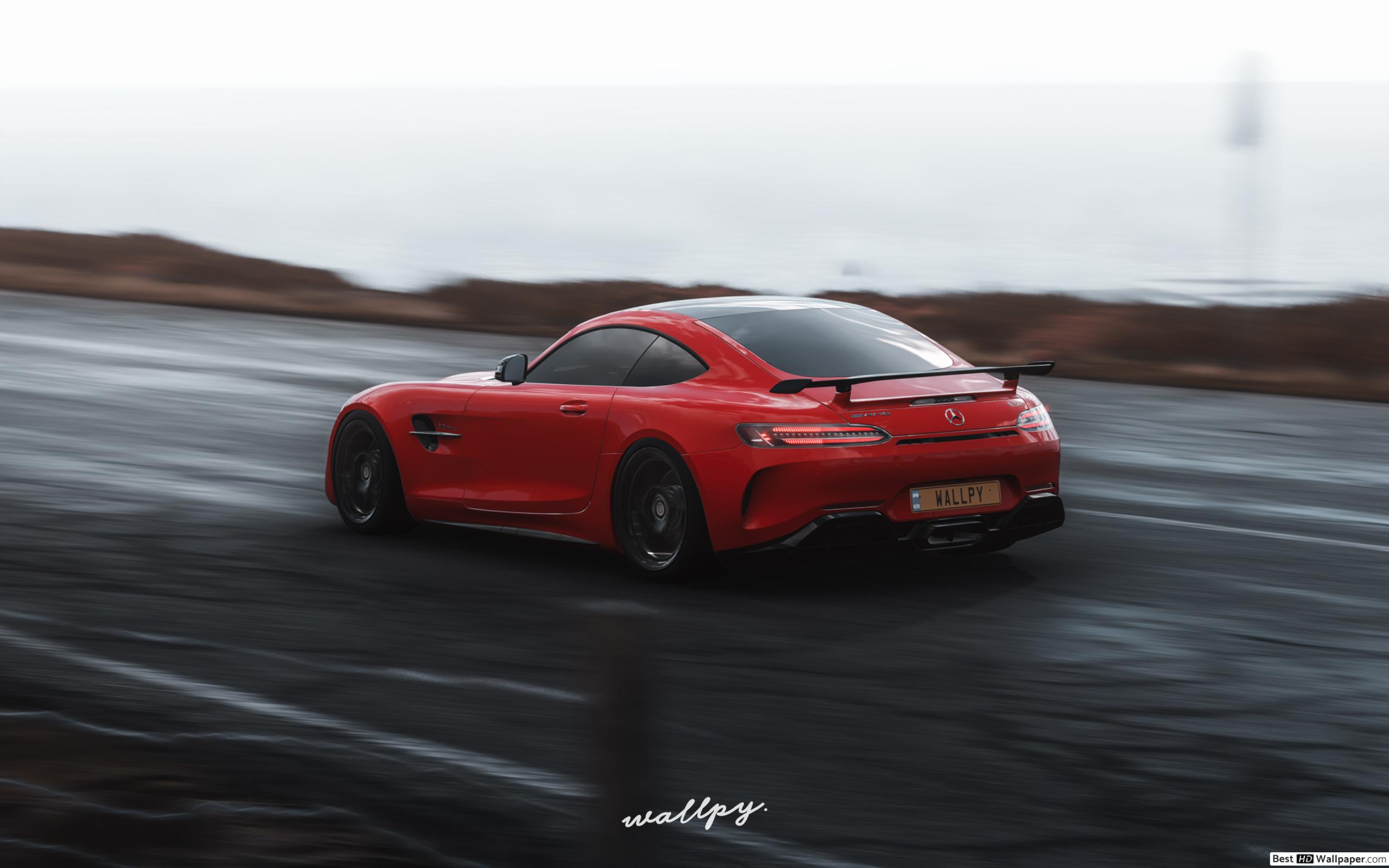 Forza Horizon 4 Mercedes Red - HD Wallpaper 