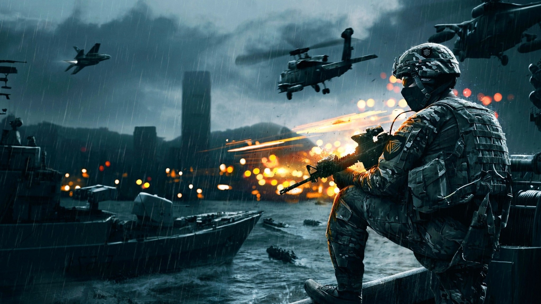 Preview Wallpaper Battlefield 4, Game, Ea Digital Illusions - 1080p War Wallpaper Hd - HD Wallpaper 