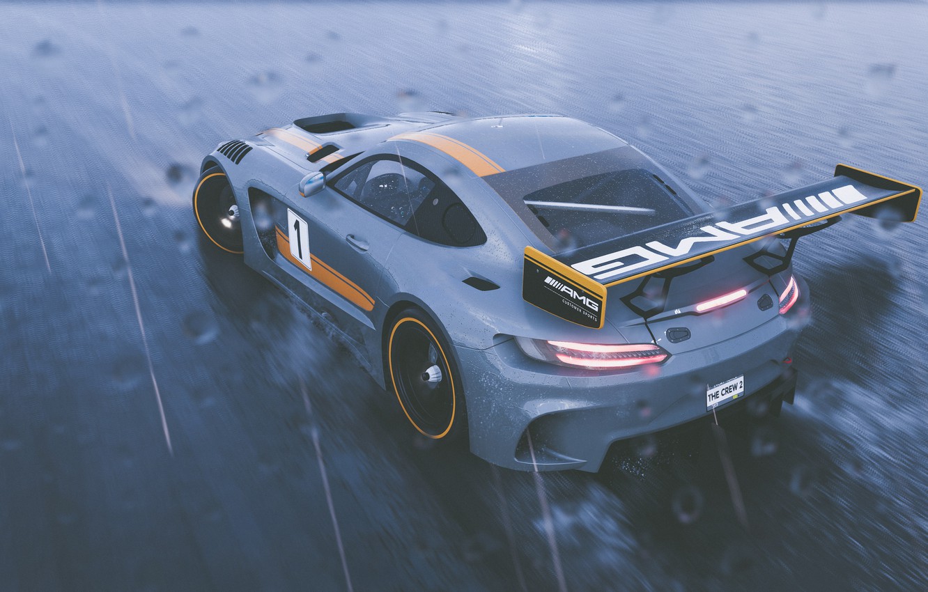 Photo Wallpaper Mercedes-benz, Gtr, Game, Amg, Ubisoft, - Crew 2 Mercedes Amg - HD Wallpaper 