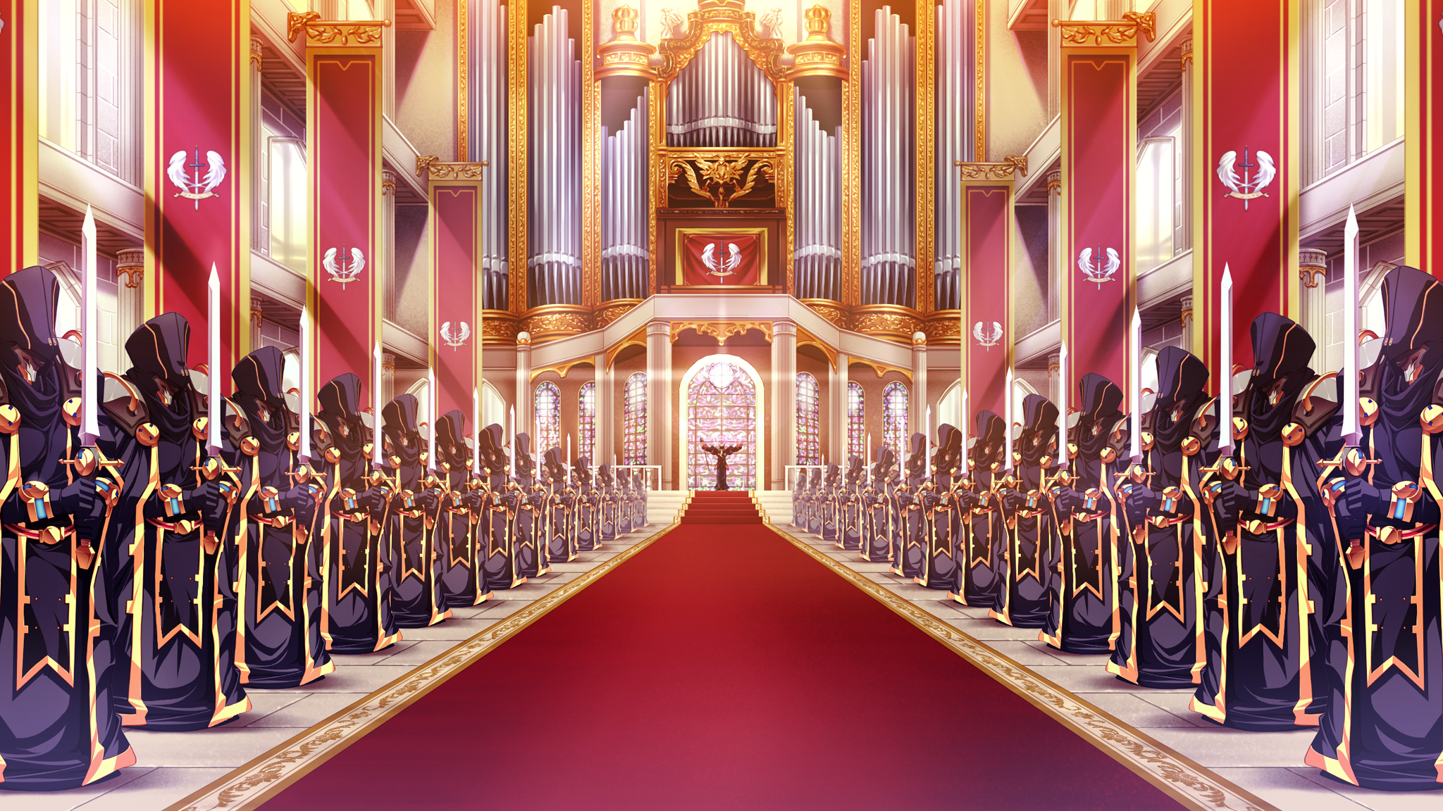 Throne Room With Guards - HD Wallpaper 