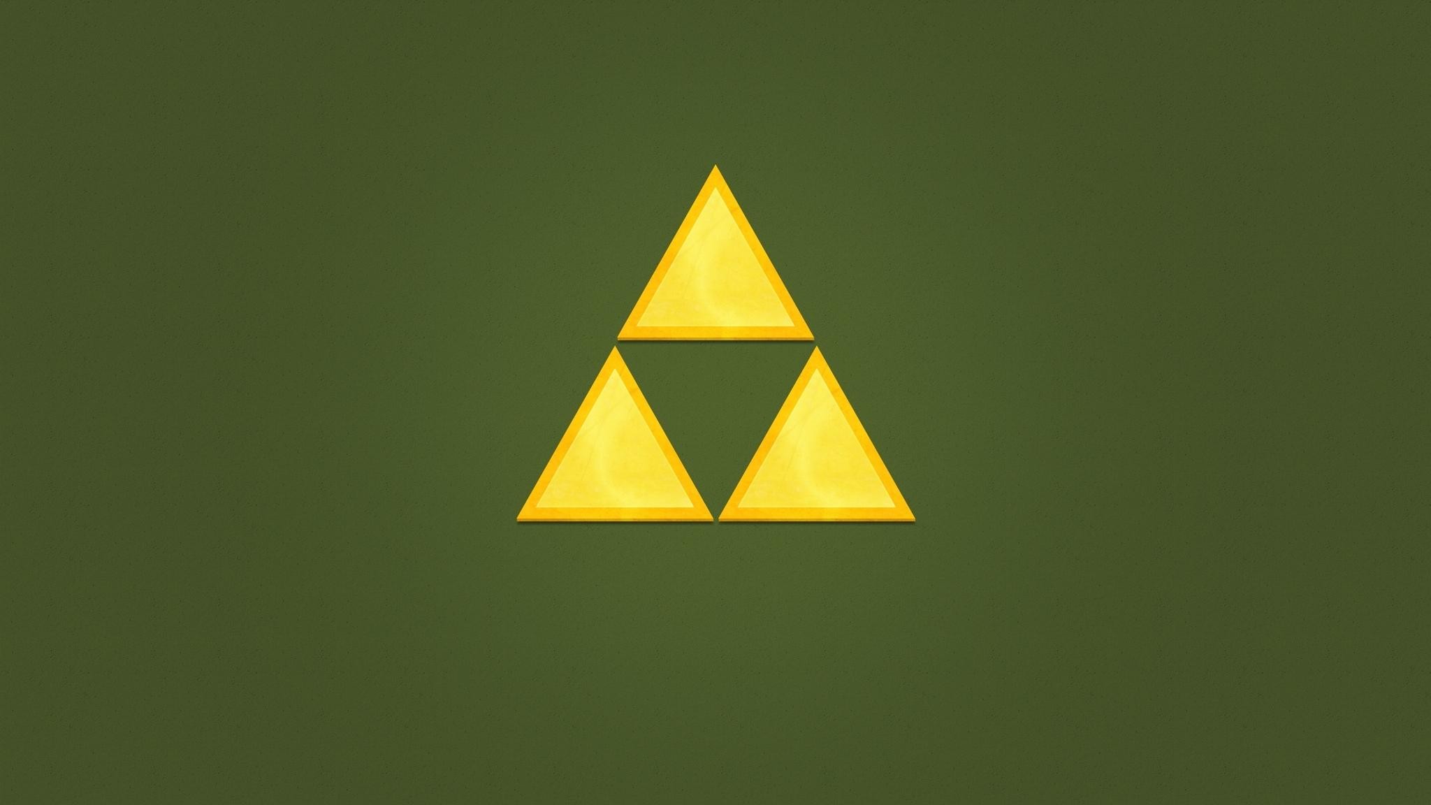 2048x1152, Hot Gaming Wallpapers - Video Games Triangular Logos - HD Wallpaper 