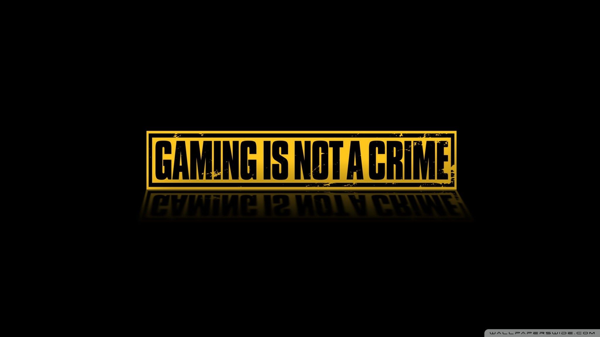 Gaming Is Not A Crime - HD Wallpaper 
