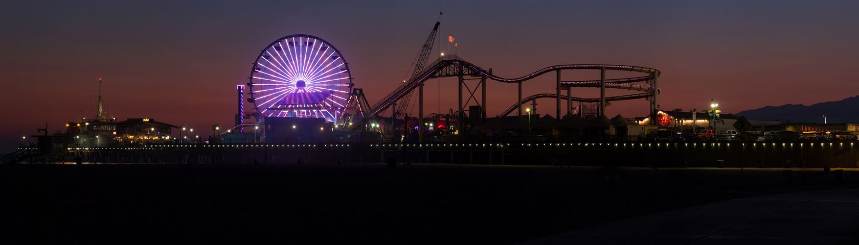 Santa Monica Pacific Palisades - Roller Coaster - HD Wallpaper 