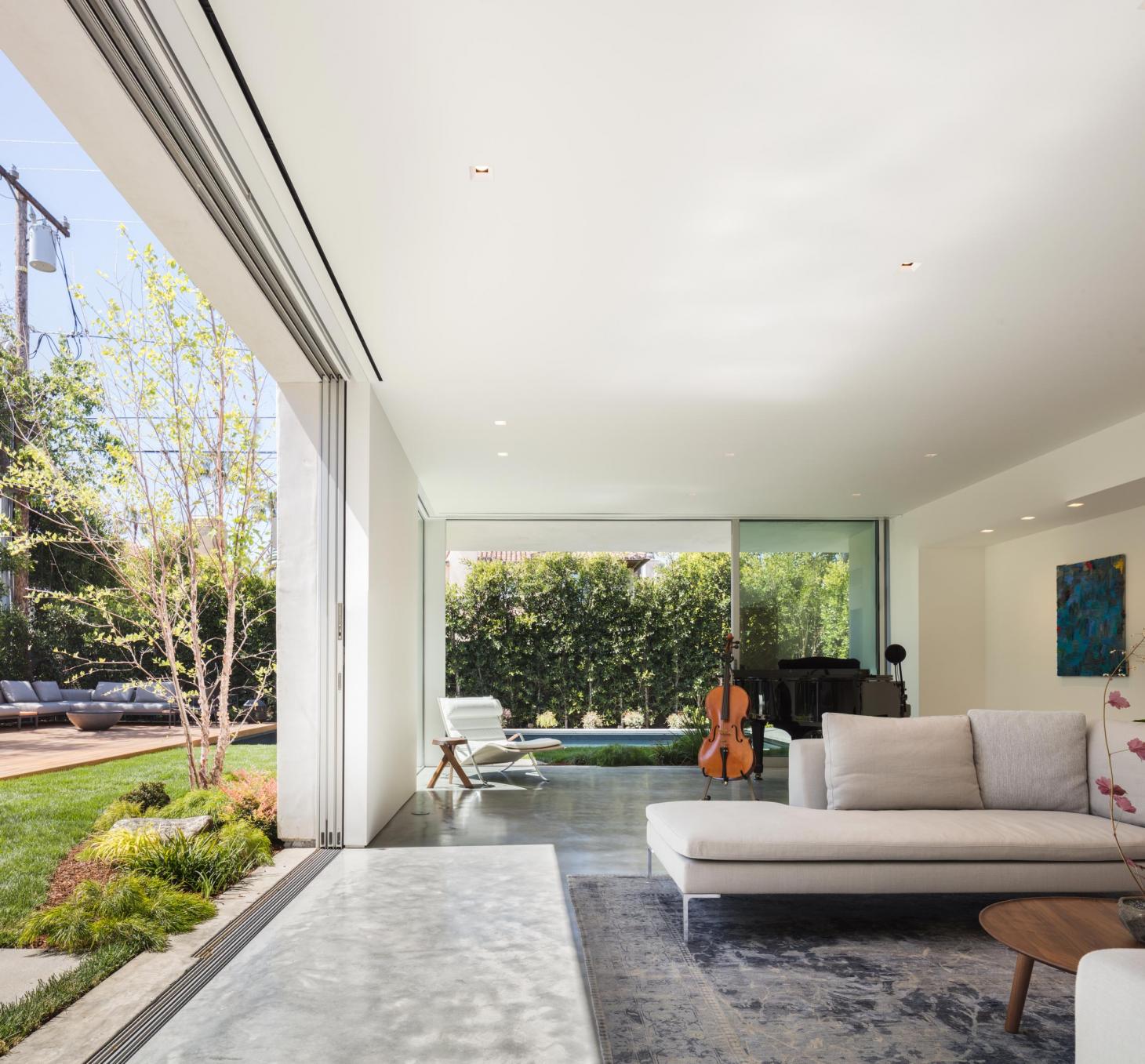 Eyrc House 19th Street Santa Monica - Living Room - HD Wallpaper 