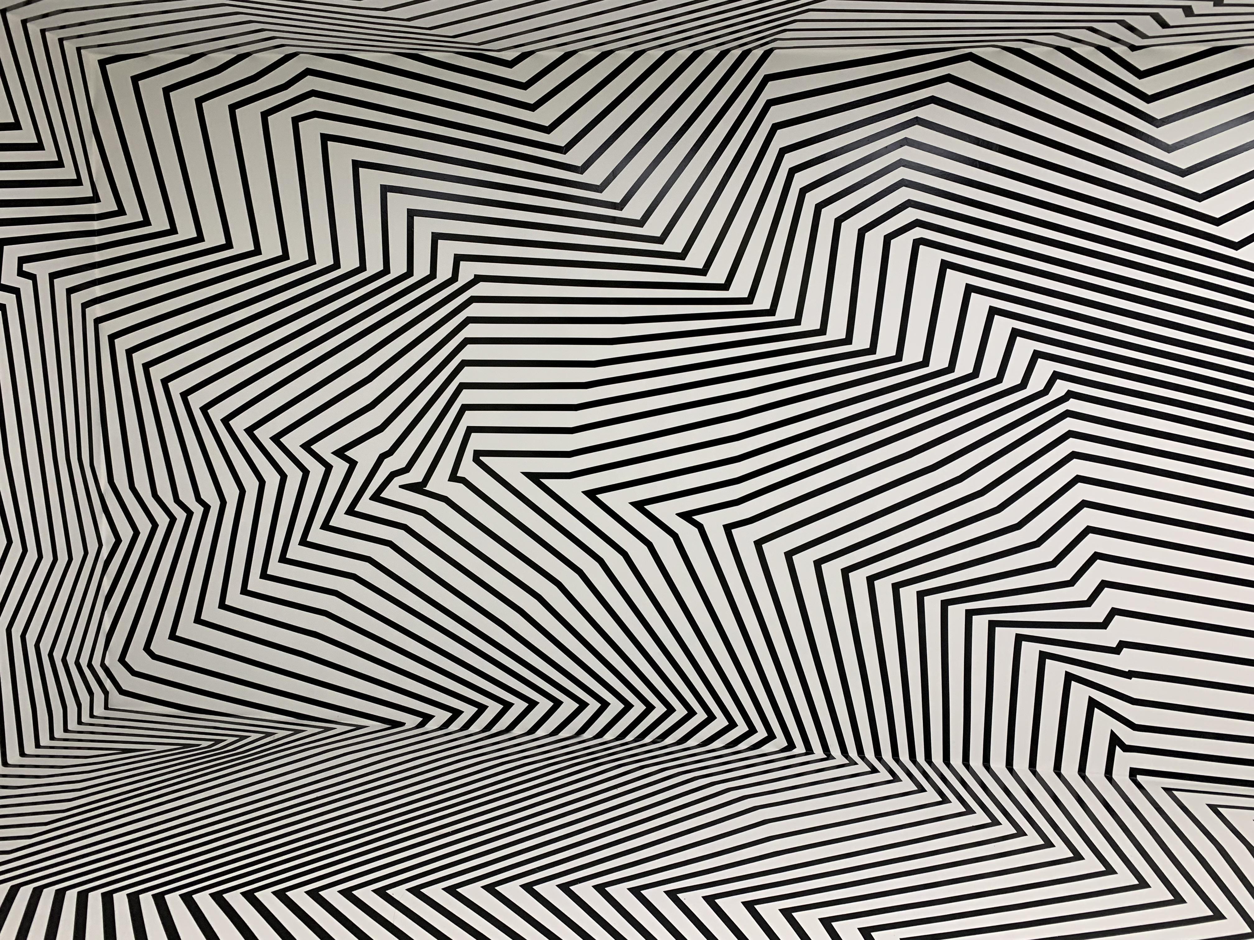 Zebra Optical Illusion Wallpaper - Optical Illusion 3d Wallpaper 4k - HD Wallpaper 