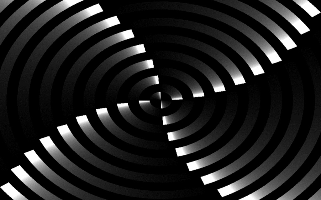 Optical Illusion Wallpaper & Photography - Black And White Abstract Background - HD Wallpaper 