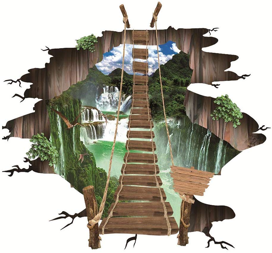 Cliff Bridge Broken - HD Wallpaper 