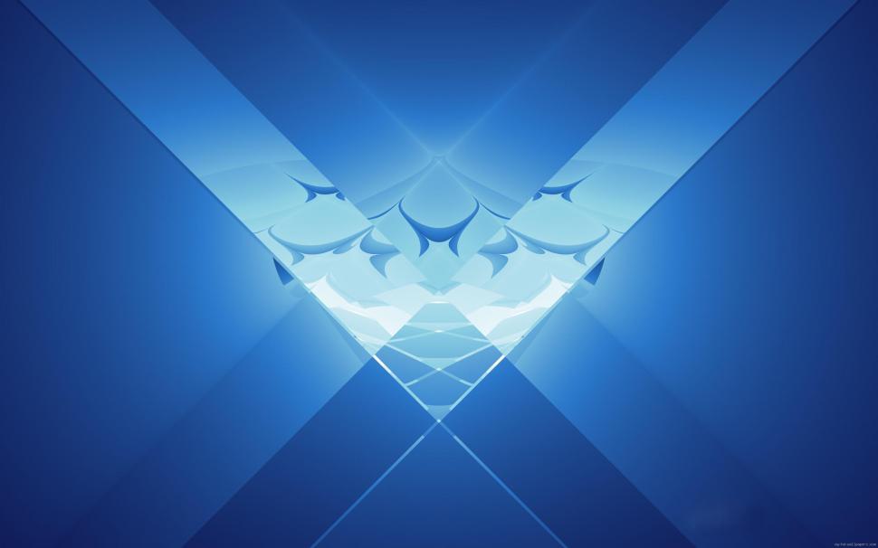 Blue Geometric Shapes Wallpaper,blue Hd Wallpaper,abstract - Geometric Shape - HD Wallpaper 