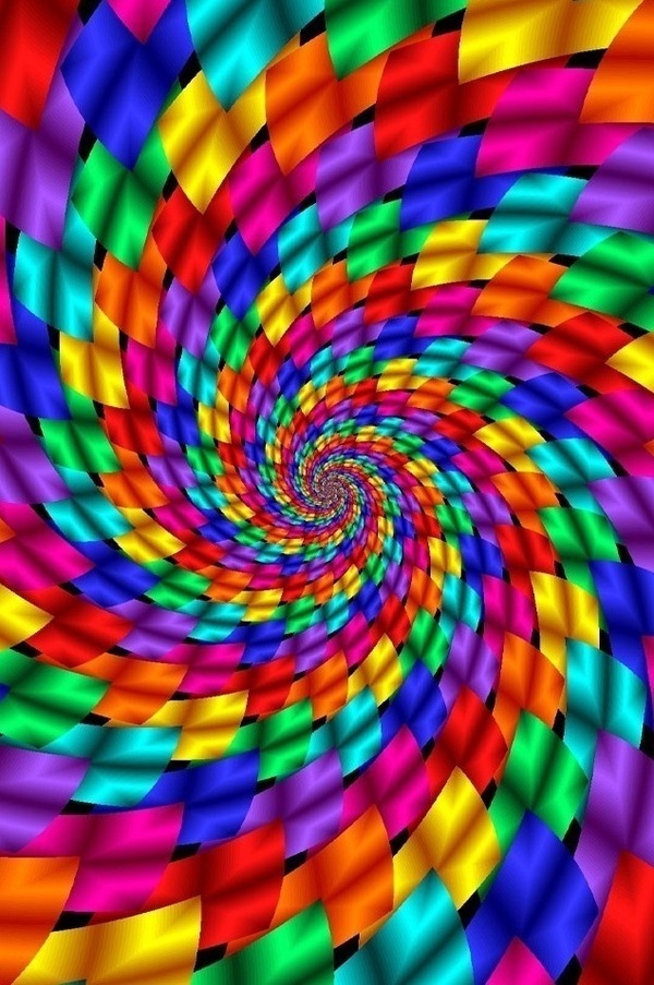 Optical Illusion Colorful - HD Wallpaper 