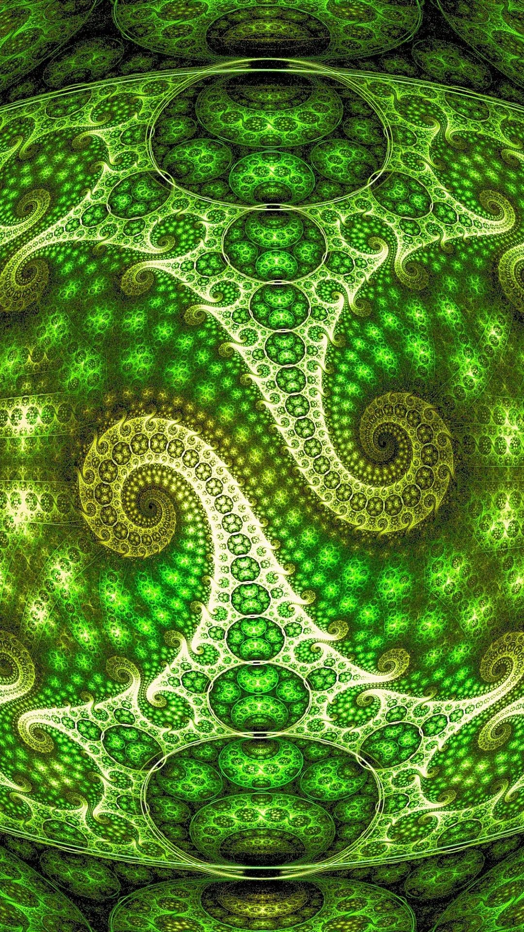 Optical Illusion Zoom Background Green Patterns Iphone - Iphone X Wallpaper Hd Optical Illusion - HD Wallpaper 