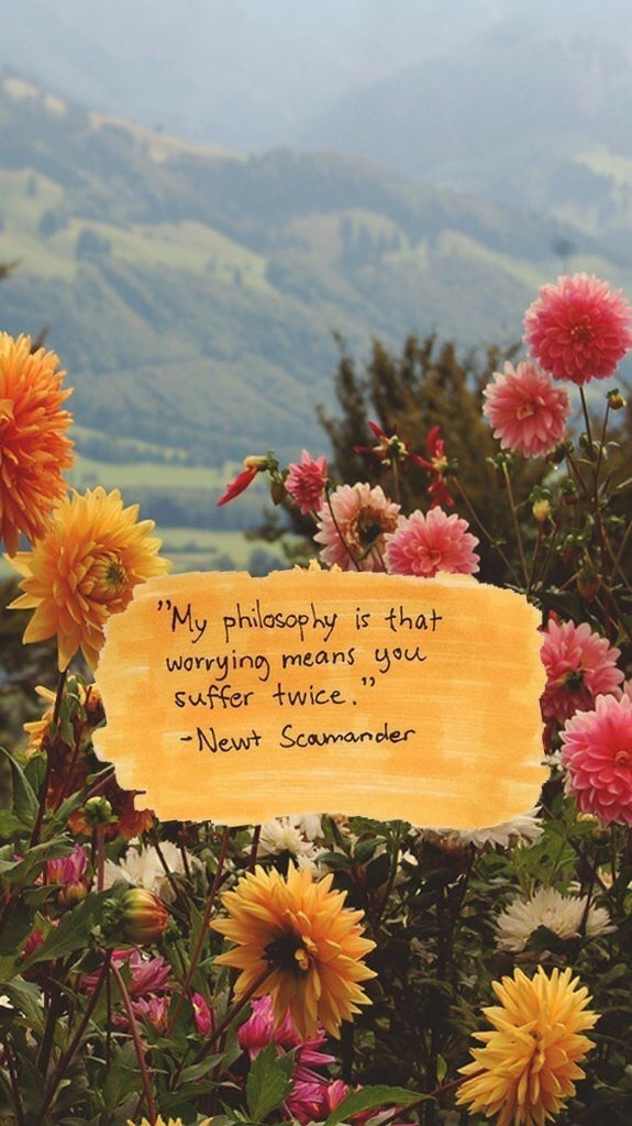 Flowers, Wallpaper, And Nature Image - Worrying Means You Suffer Twice - HD Wallpaper 