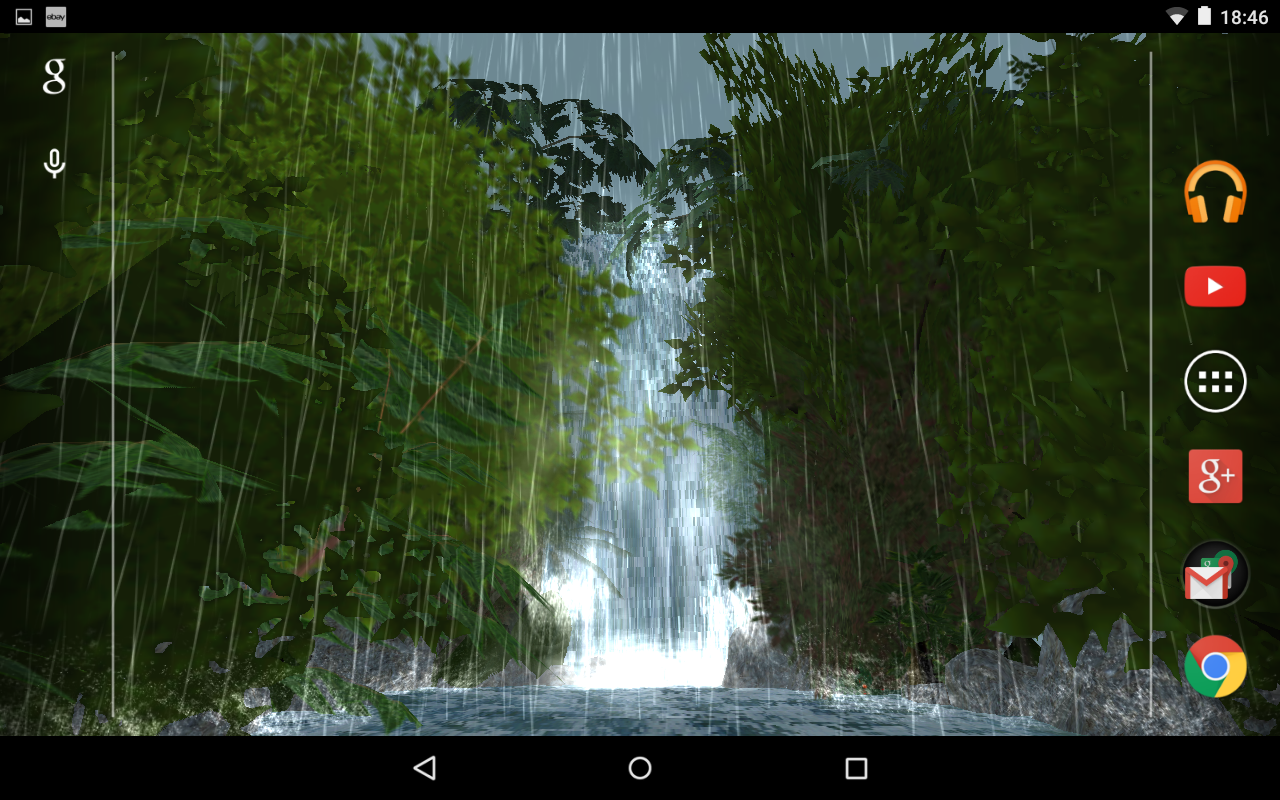 3d Jungle Waterfall Live Wallpaper For Pc - 1280x800 Wallpaper 
