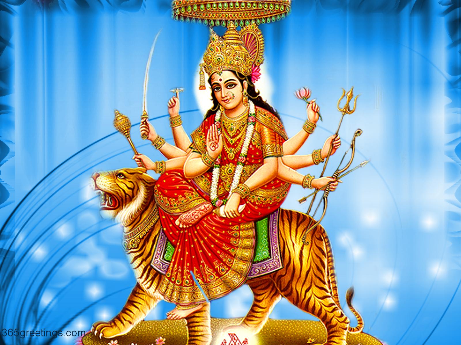 Maa Durga Beautiful Wallpaper Pics Happy Durga Puja - Durga Ji Hd - HD Wallpaper 