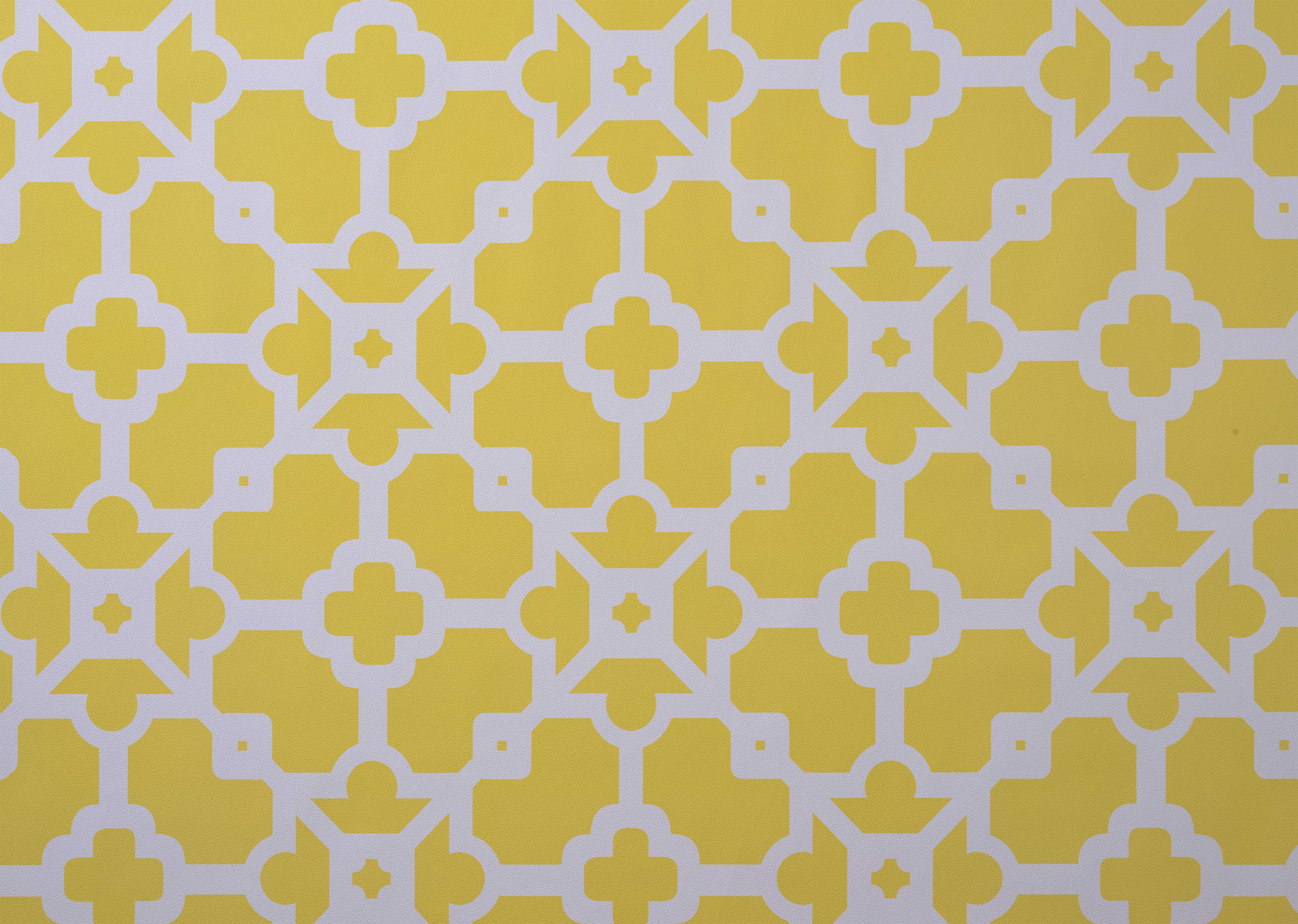 Candy Brights Yellow Trellis Wallpaper Incdecor - Wallpaper - HD Wallpaper 