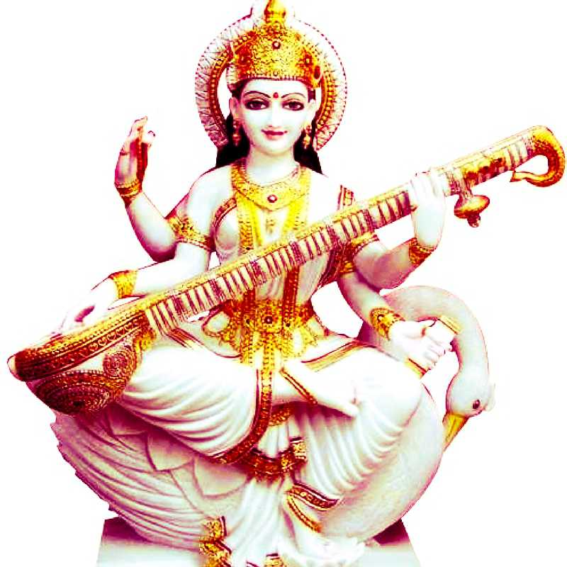 Maa Saraswati Wallpaper - Maa Saraswati Best Wallpaper Hd - HD Wallpaper 