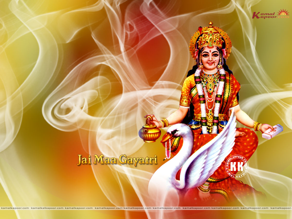 Gayatri Maa - HD Wallpaper 