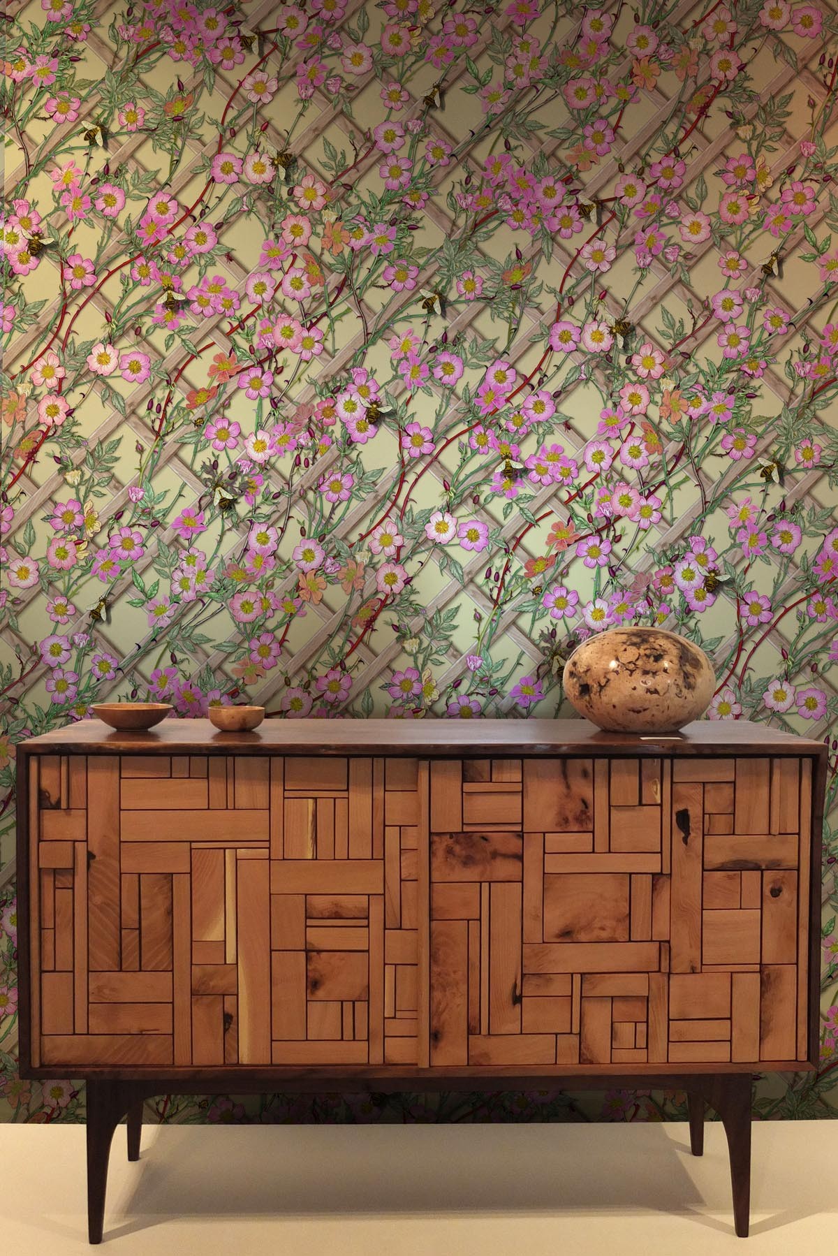 Timorous Beasties Wallcoverings - Cabinetry - HD Wallpaper 