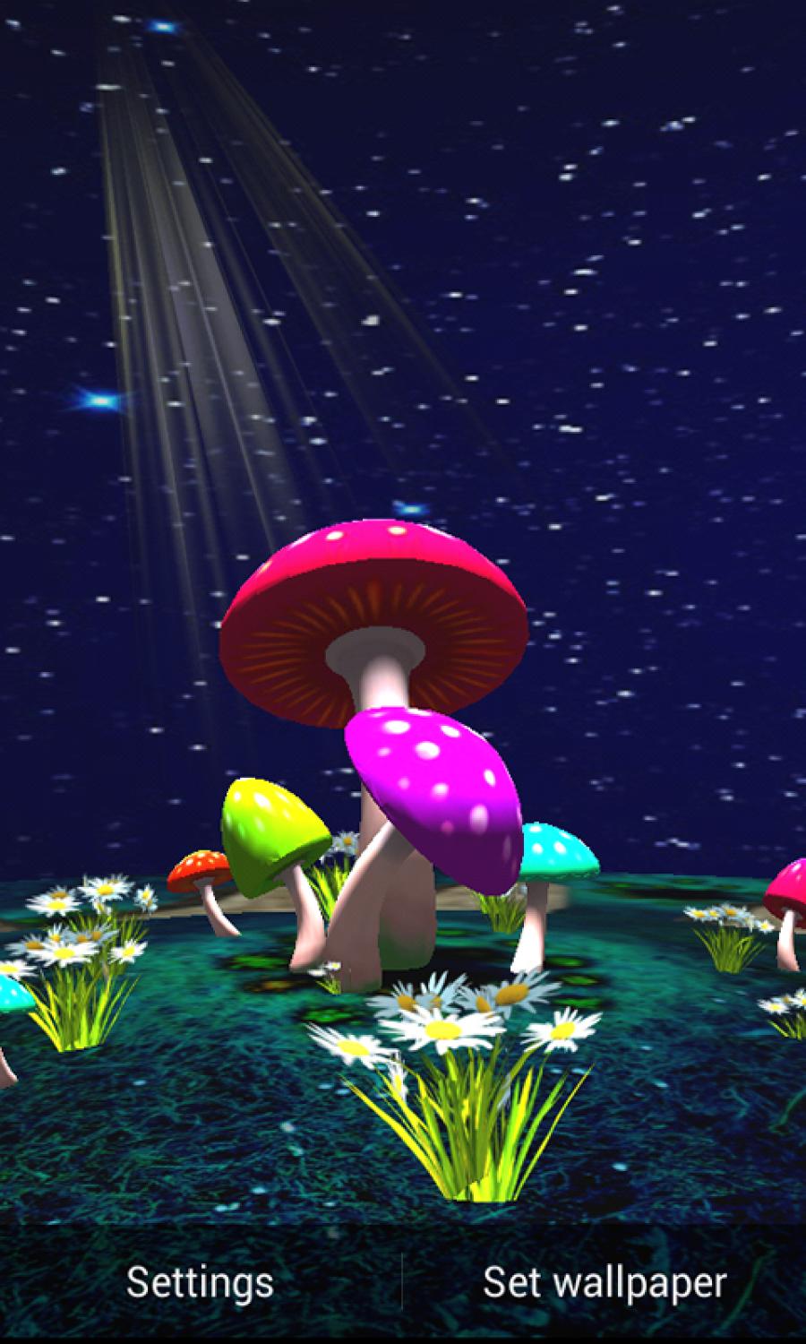 Mushroom Wallpaper 3d - HD Wallpaper 