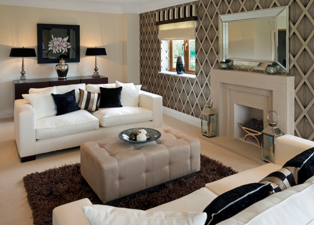 Elegant Modern Living Room Ideas - HD Wallpaper 