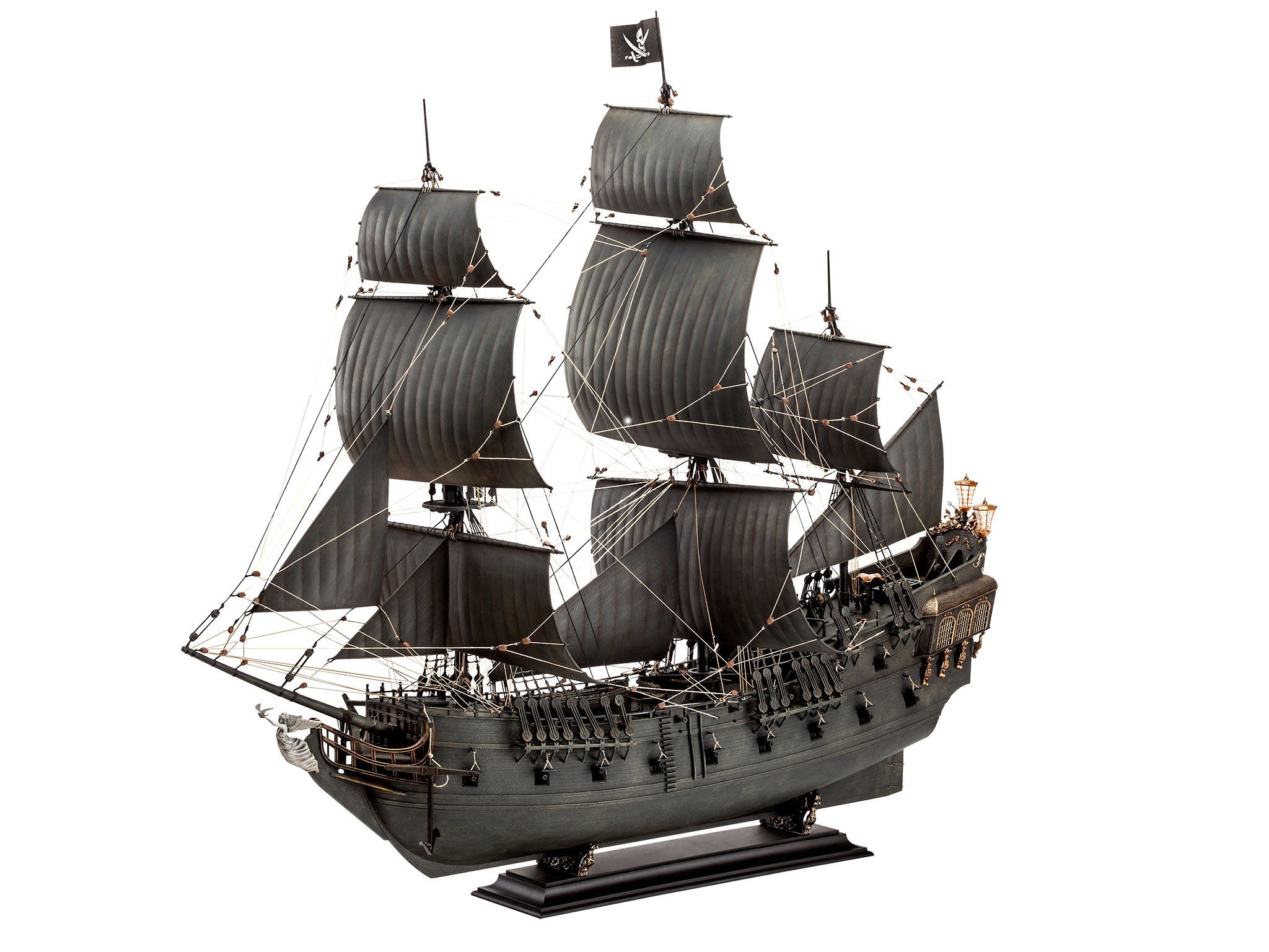 Black Pearl - Pirates Of The Caribbean Black Pearl Model - HD Wallpaper 