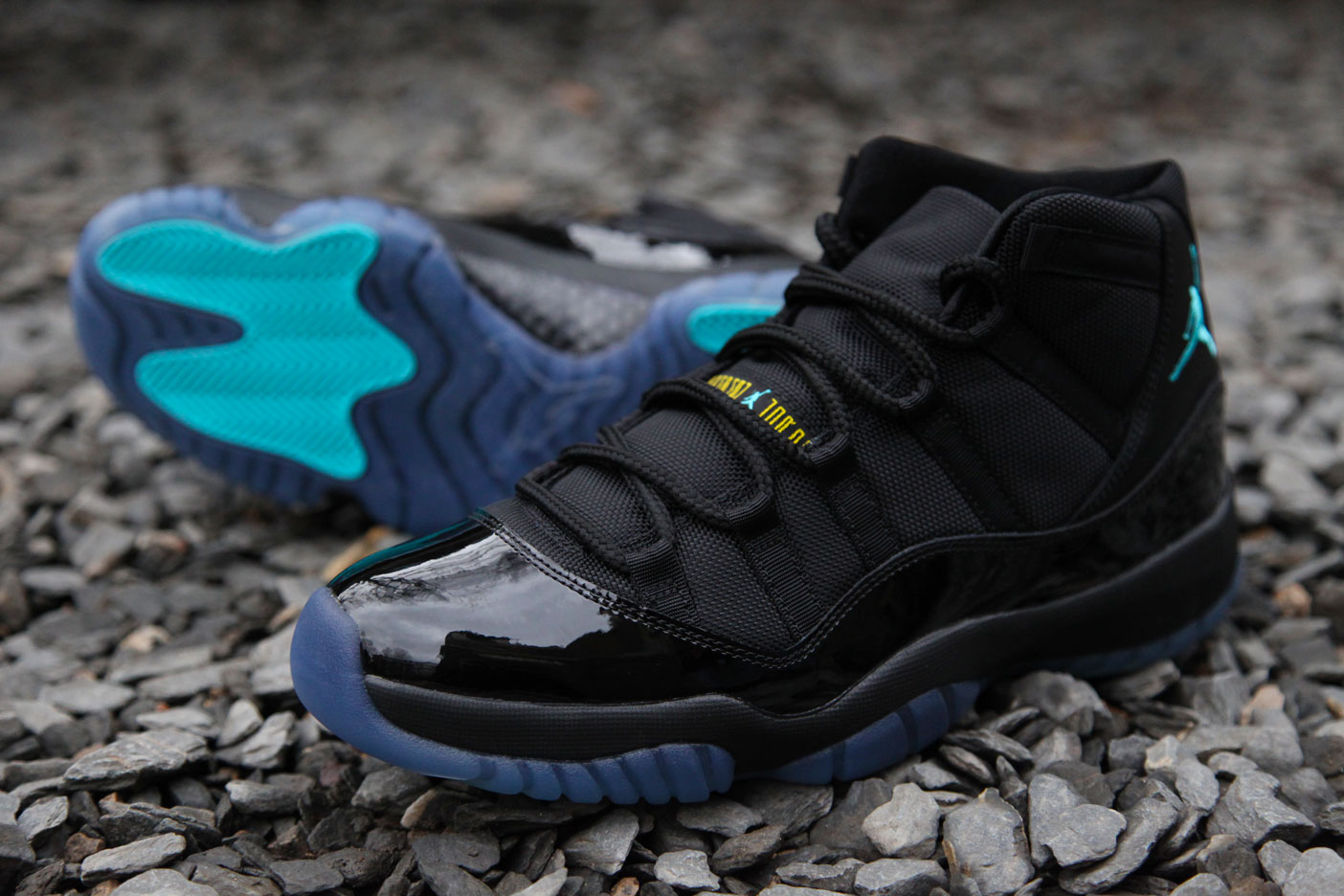Jordan 11 Blue Gamma - HD Wallpaper 