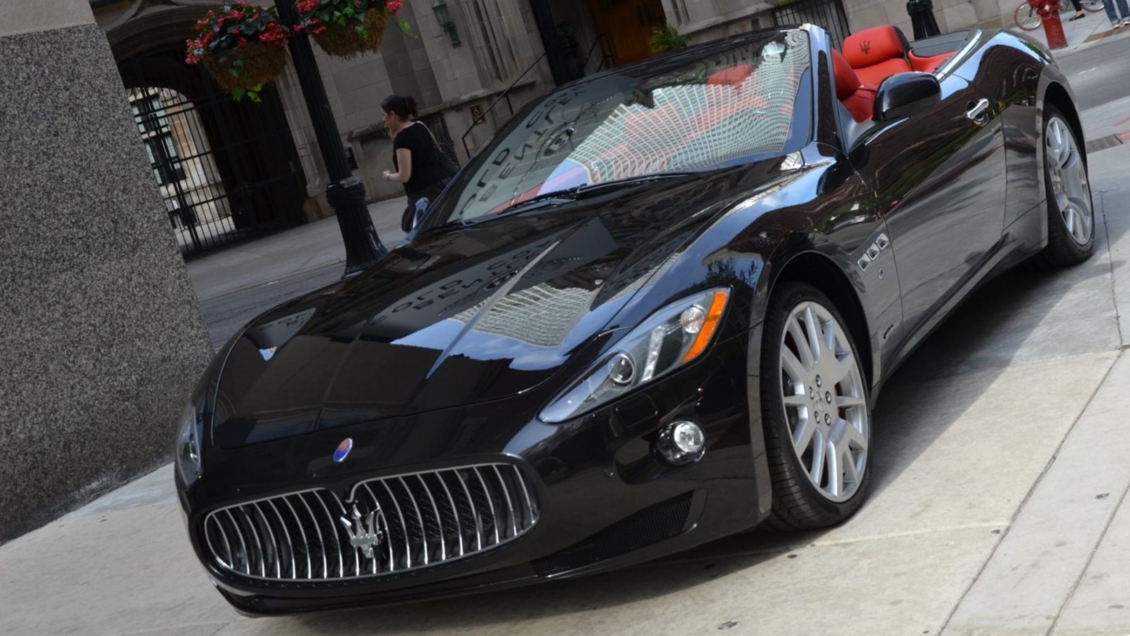 2019 Maserati Granturismo Look Hd Wallpaper - Maserati Gt Black 2019 - HD Wallpaper 