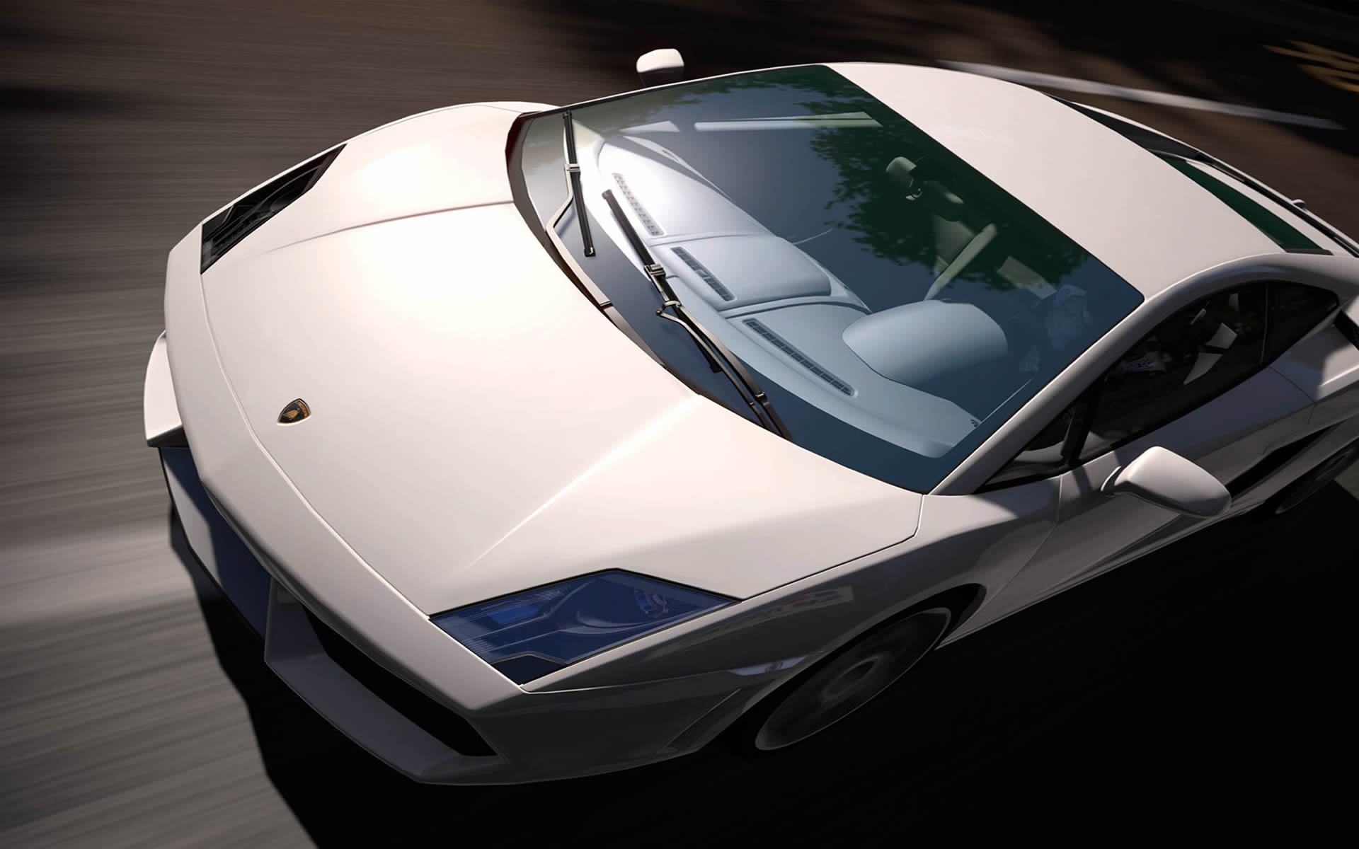 White Lamborghini Murcielago - Gran Turismo 5 Wallpaper Hd - HD Wallpaper 