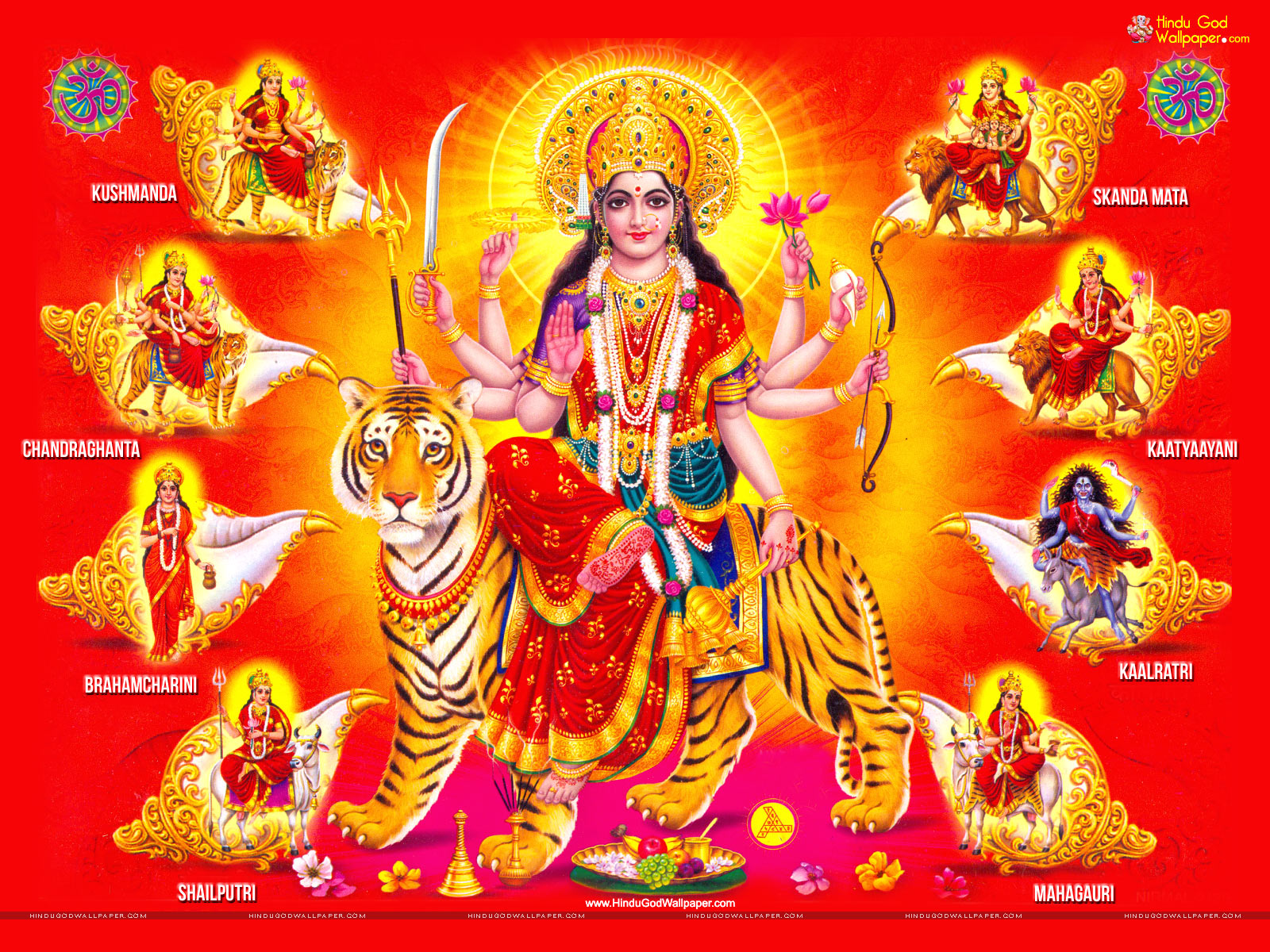 Khushi For Life Maa Shailputri Hd Pictures Wallpaper - Mata Durga Hd -  1600x1200 Wallpaper 
