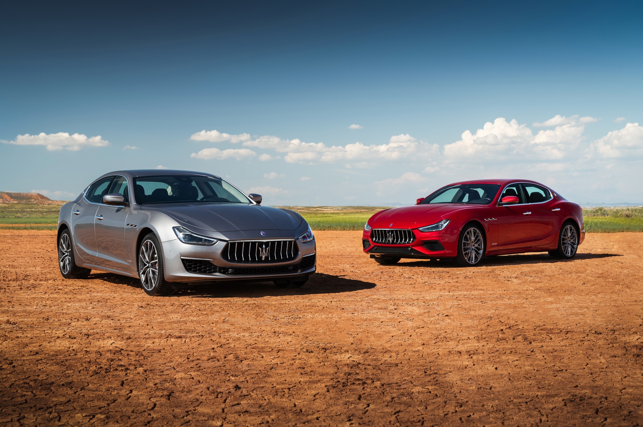 Maserati Ghibli, Red, Field, Luxury Cars - 2019 Maserati Ghibli S Q4 ...