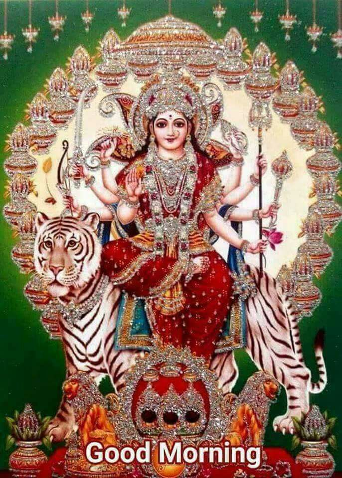 Goddess Durga Good Morning - HD Wallpaper 