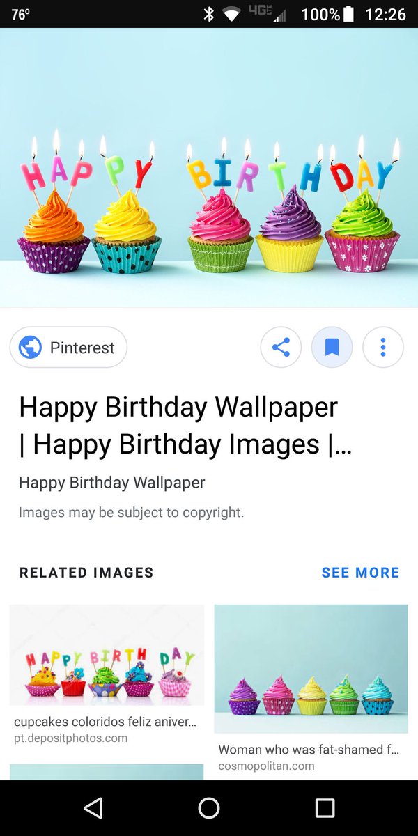 Happy Birthday Cup Cake - HD Wallpaper 