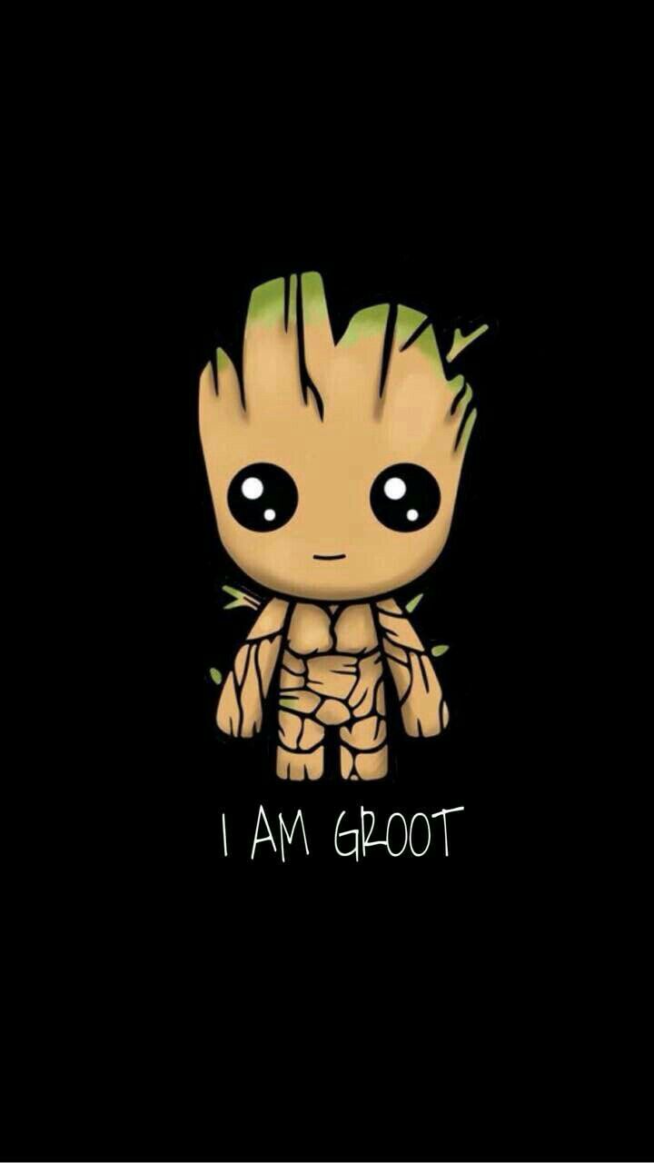 Cute Groot Wallpaper Iphone - HD Wallpaper 