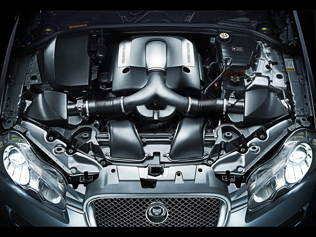 2009 Jaguar Xf Supercharged Engine - HD Wallpaper 