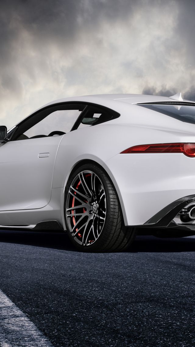 Jaguar F Type, Coupe, White, Startech - Jaguar F Type Wallpaper 4k - HD Wallpaper 