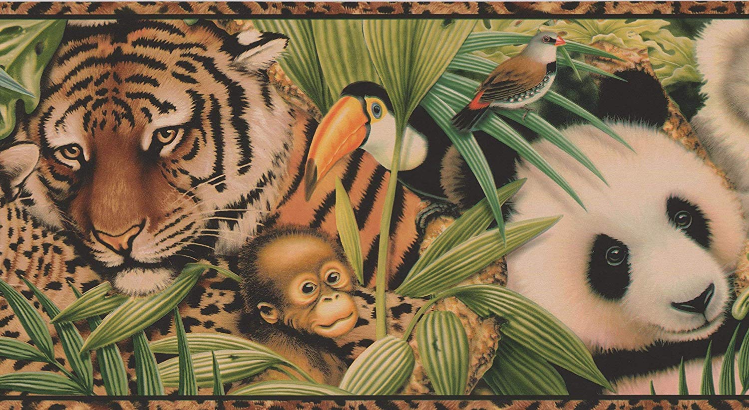 Monkey Border - HD Wallpaper 