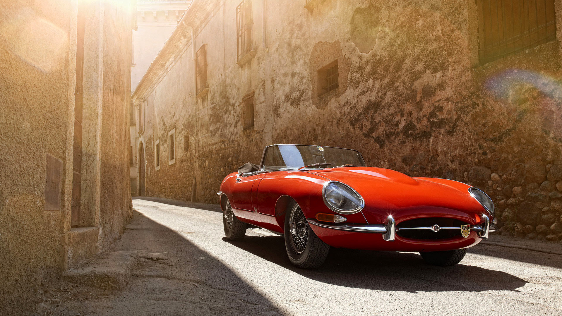 Awesome Jaguar E-type Free Wallpaper Id - Jaguar E Type Classic - HD Wallpaper 