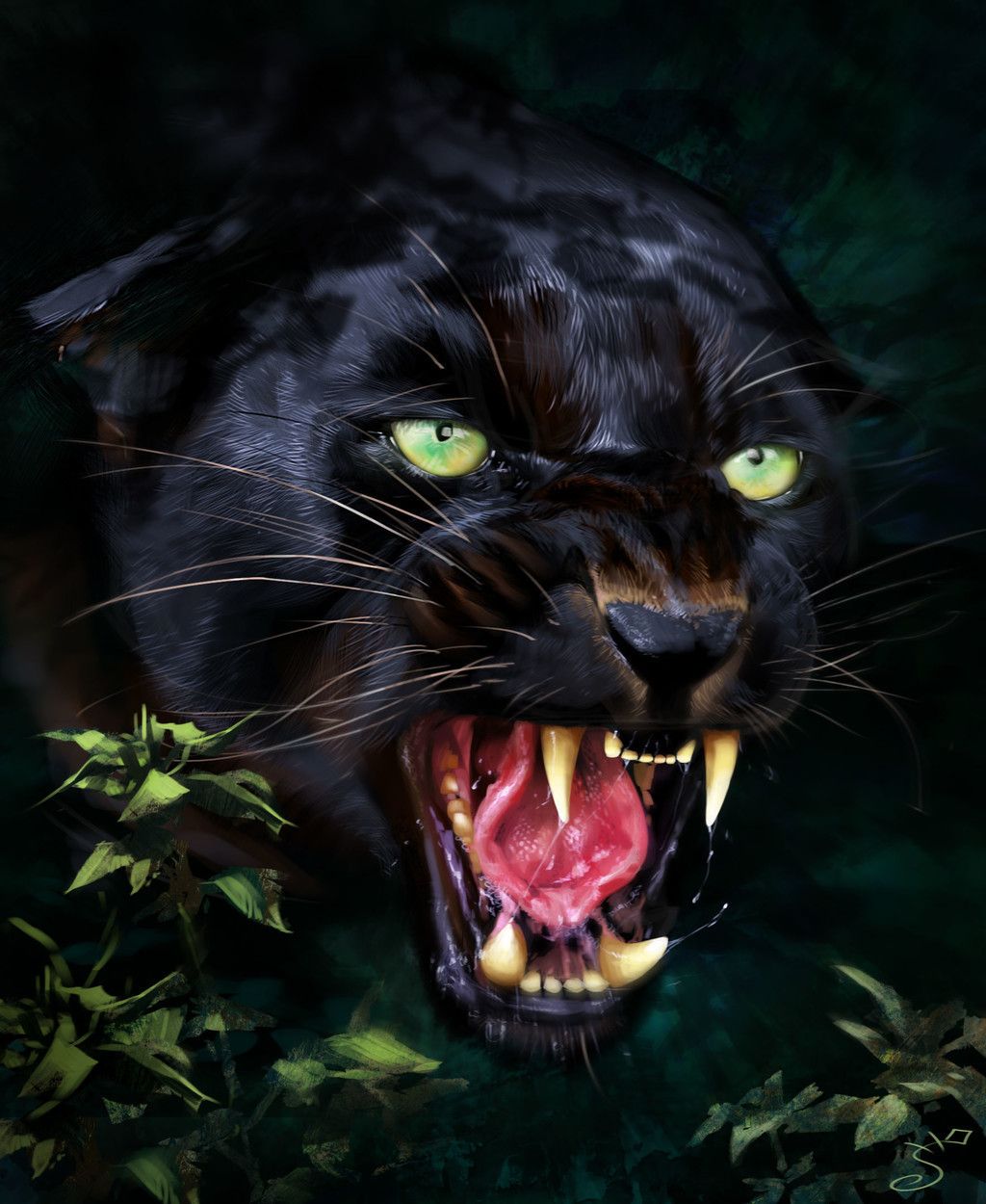 Black Wallpaper Jaguar Animal - 1024x1250 Wallpaper 