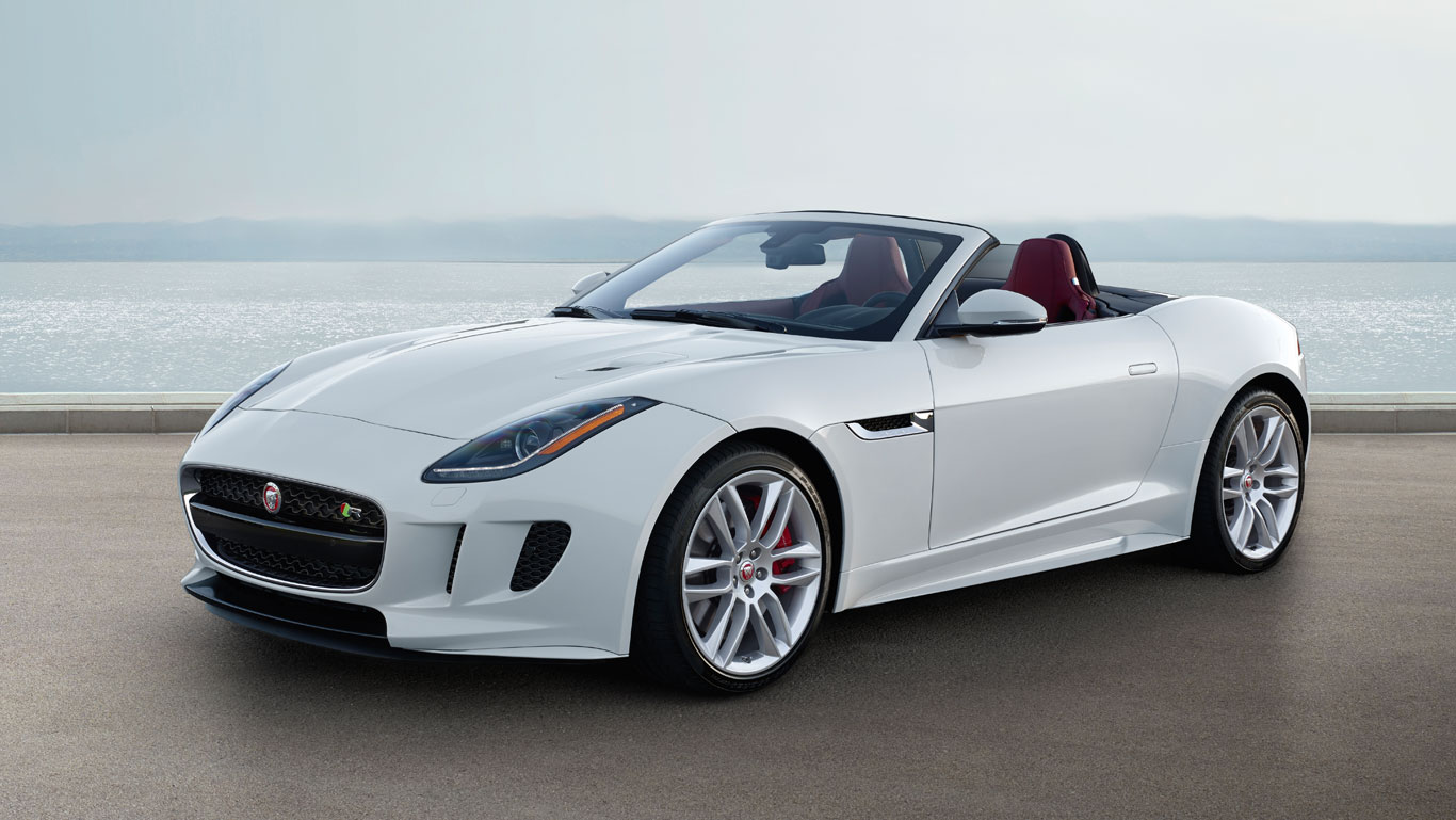 Jaguar F-type Backgrounds On Wallpapers Vista - Jaguar F Type Sport Convertible - HD Wallpaper 