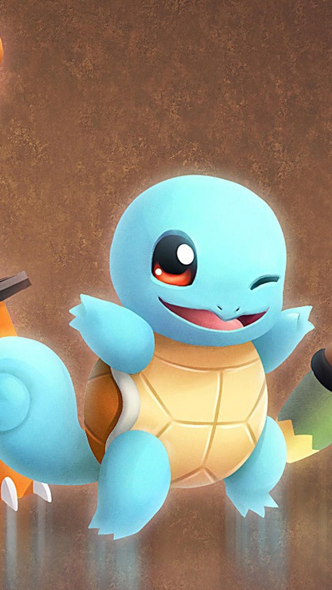 1080x1920, Cute Iphone Wallpaper 
 Data Id 100279 
 - Pokemon Turtwig And Squirtle - HD Wallpaper 