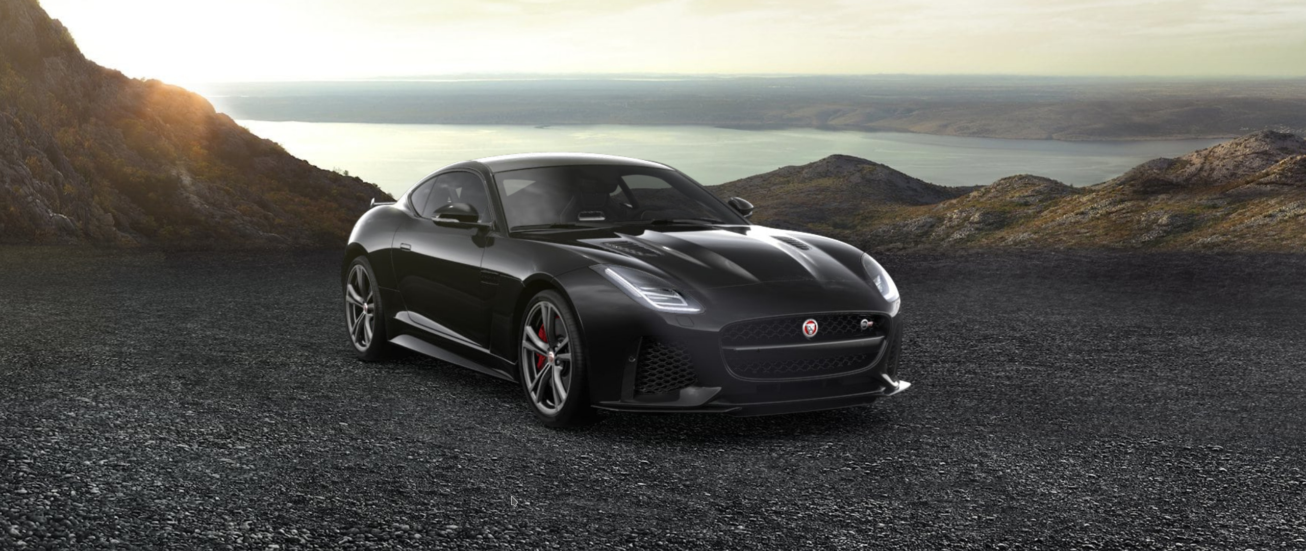 Black Jaguar F Type Svr - HD Wallpaper 