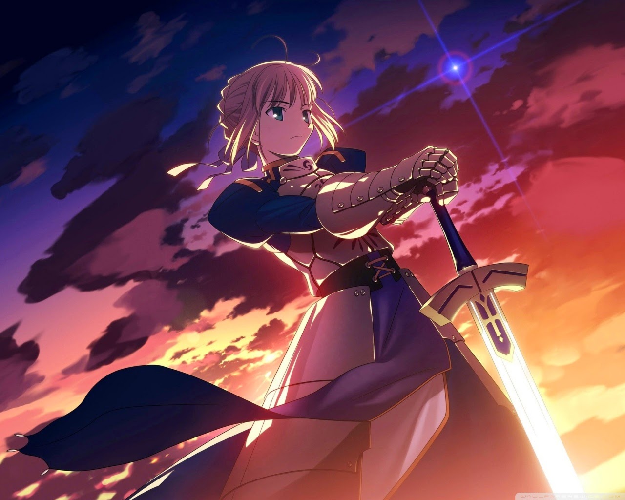 Fate Stay Night Saber Hd - HD Wallpaper 
