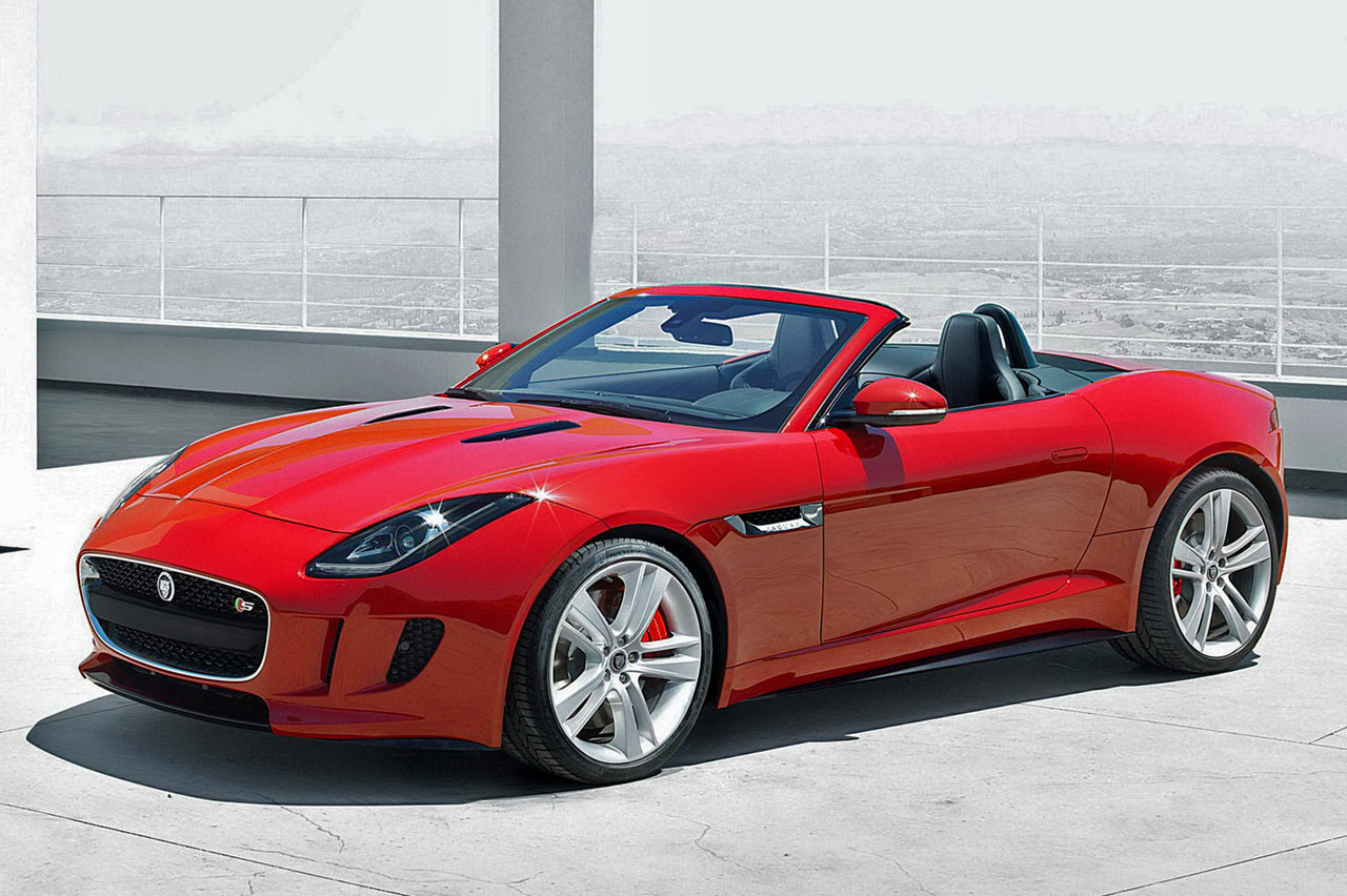 Red Sports Car Convertible - HD Wallpaper 