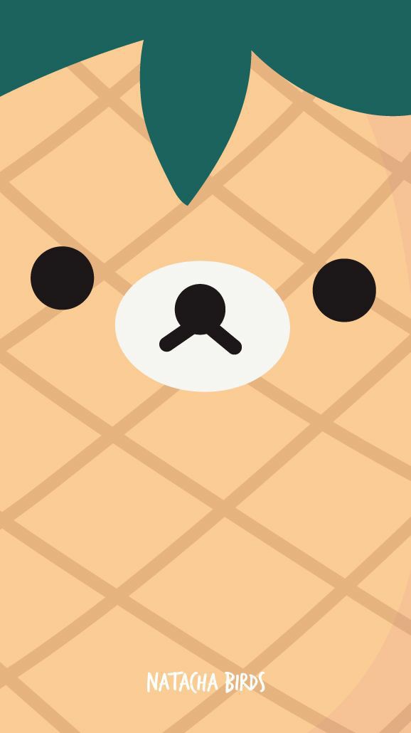 Fondo, Iphone And Pineapple - Rilakkuma Wallpaper For Iphone - HD Wallpaper 