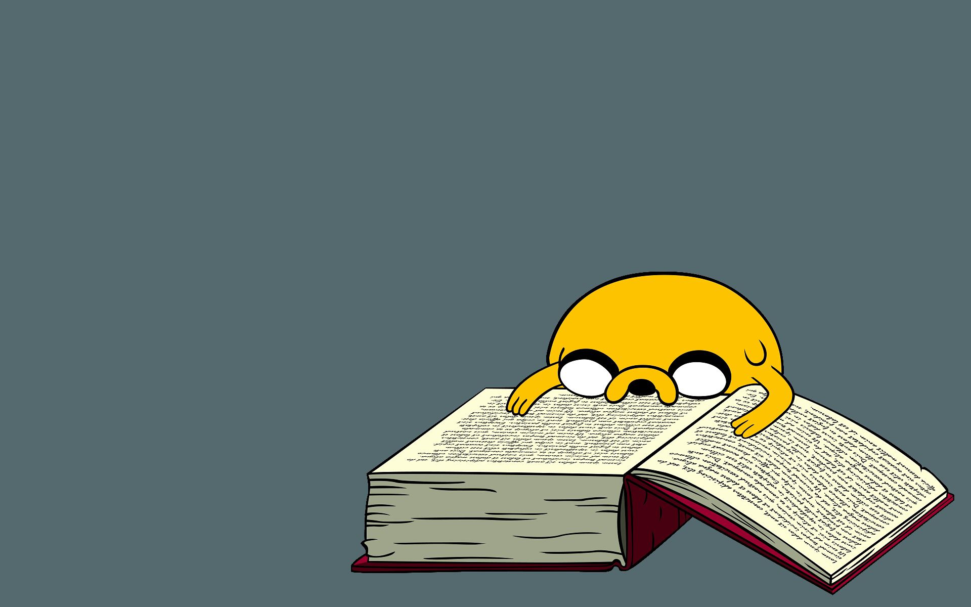 Adventure Time Jake Book - HD Wallpaper 