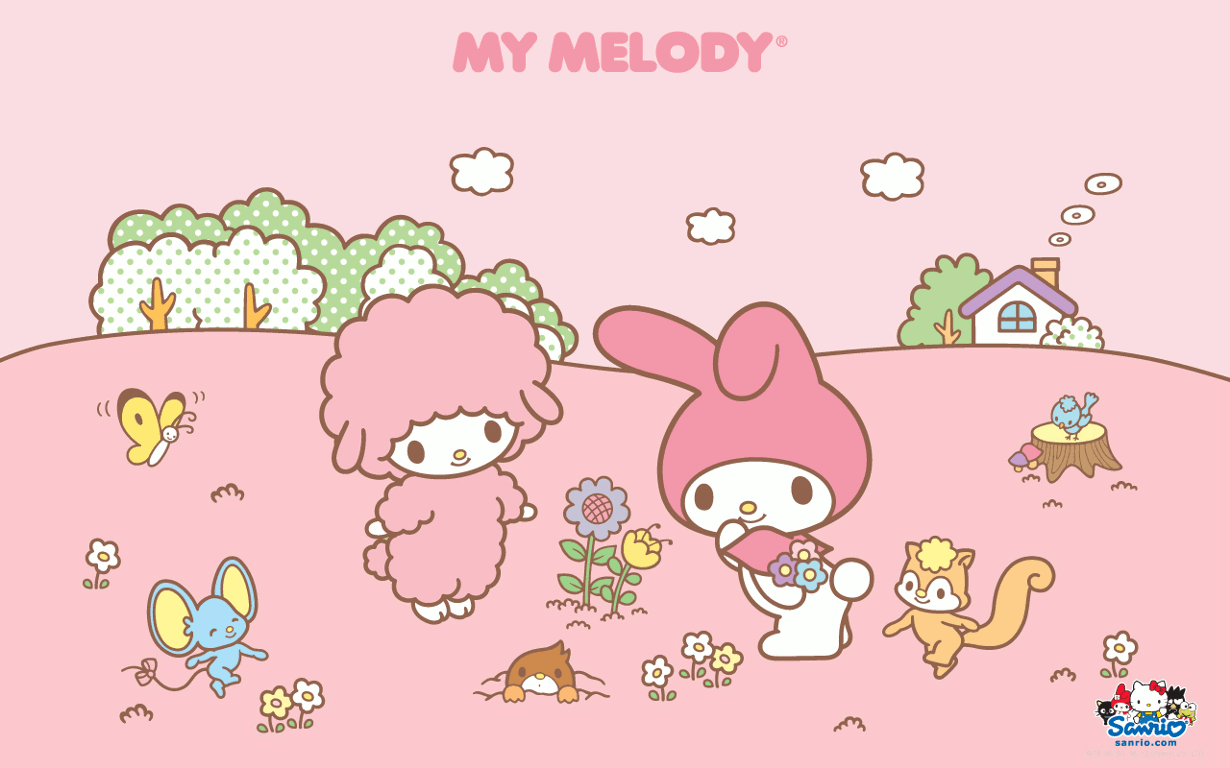 Kawaii Wallpaper Desktop - My Melody Wallpaper Desktop - HD Wallpaper 