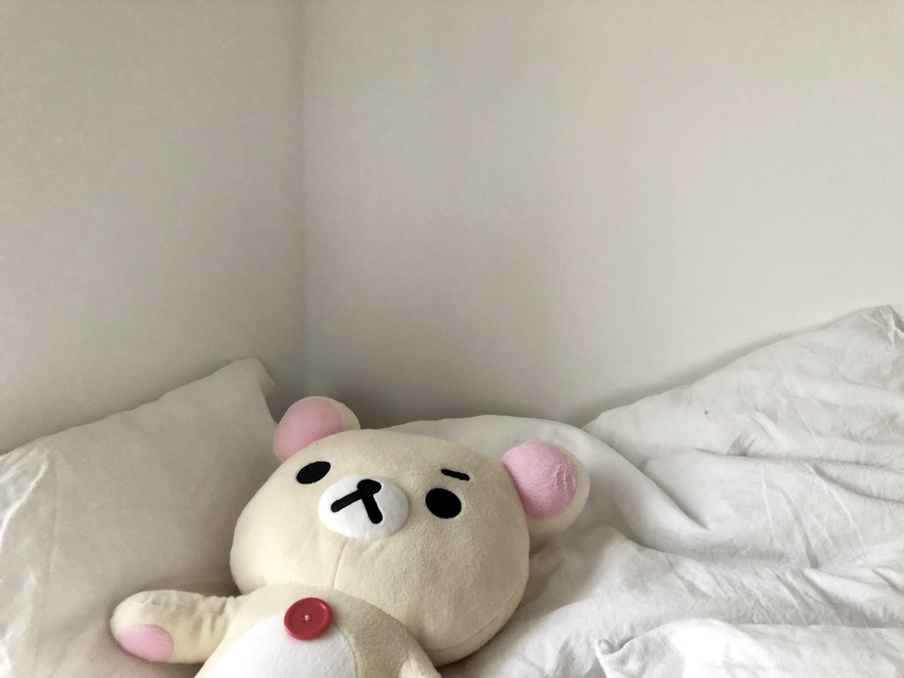 Bed, Bambi And Korilakkuma - Pastel Rilakkuma Aesthetic - HD Wallpaper 