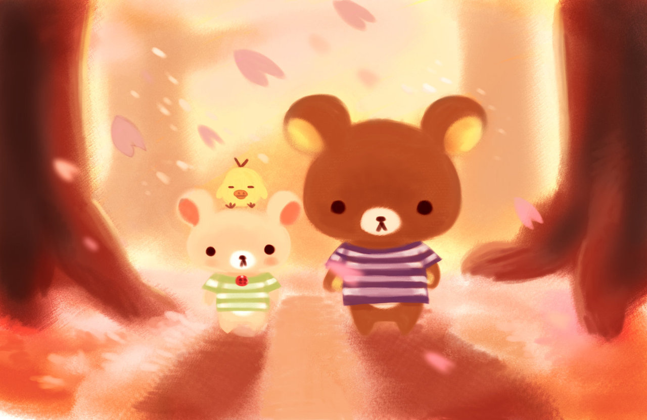 #rilakkuma#rilakkuma - Cartoon - HD Wallpaper 