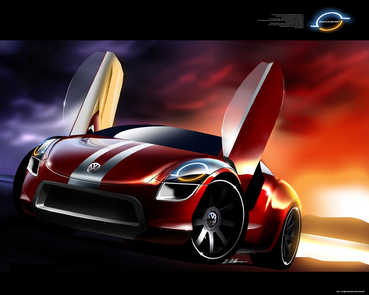 Volkswagen Beetle Concept Design - Beautiful Wallpapers Of Cars - HD Wallpaper 