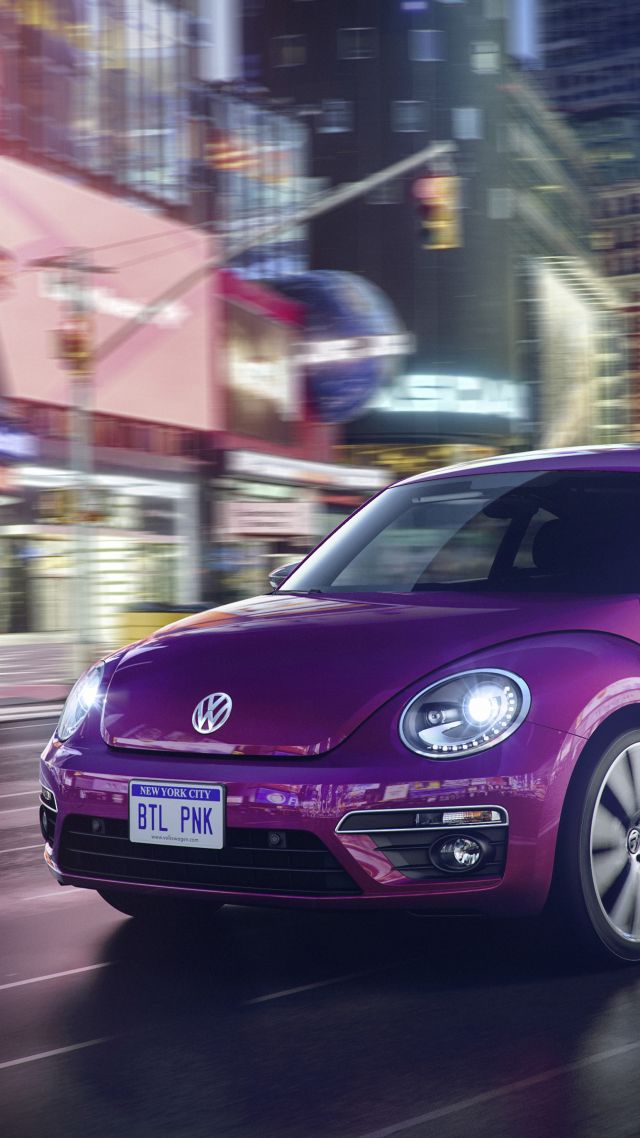 Volkswagen New Beetle Purple - HD Wallpaper 